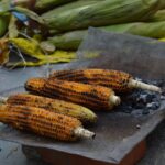 corn, grilled corn, street food, nature, corn on the cob, india, summer, golden, healthy, roast, charcoal roast
